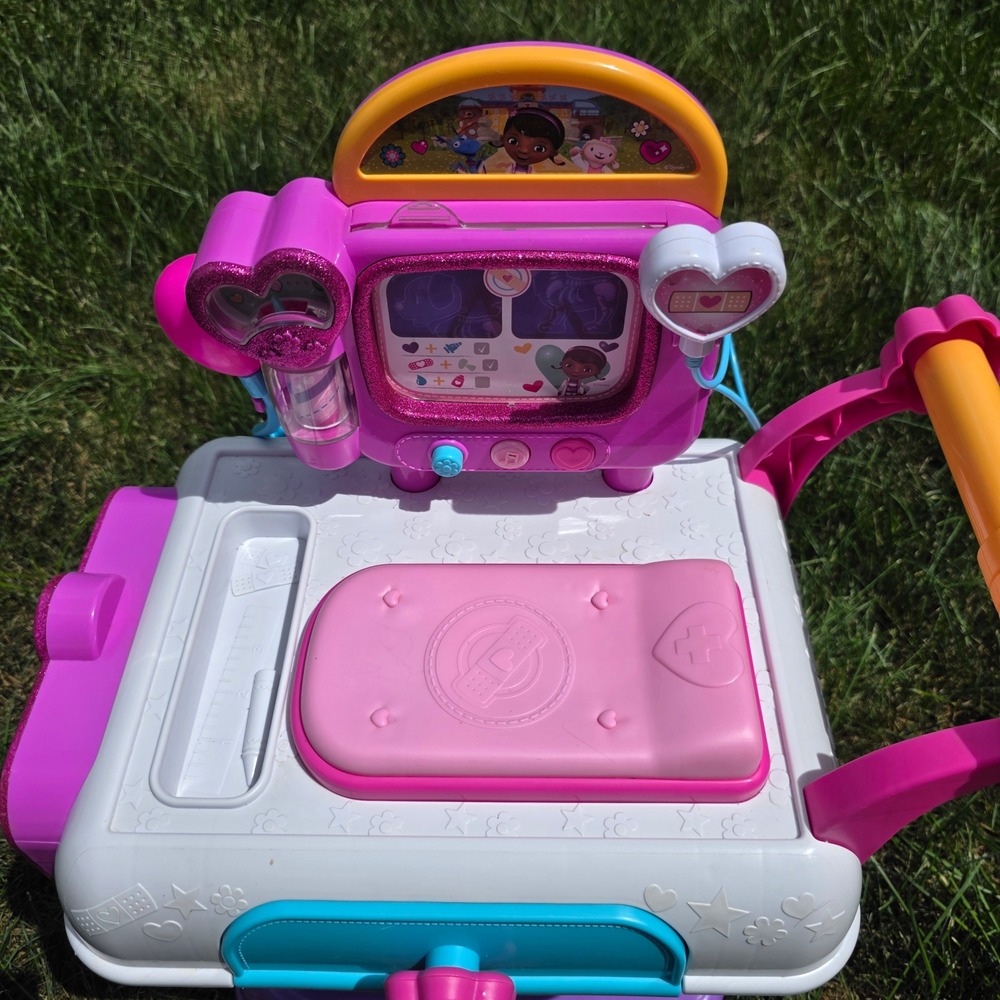 Disney Junior Doc McStuffins Get Better Checkup Center Medical Cart Toy Playset - Picture 2 of 6